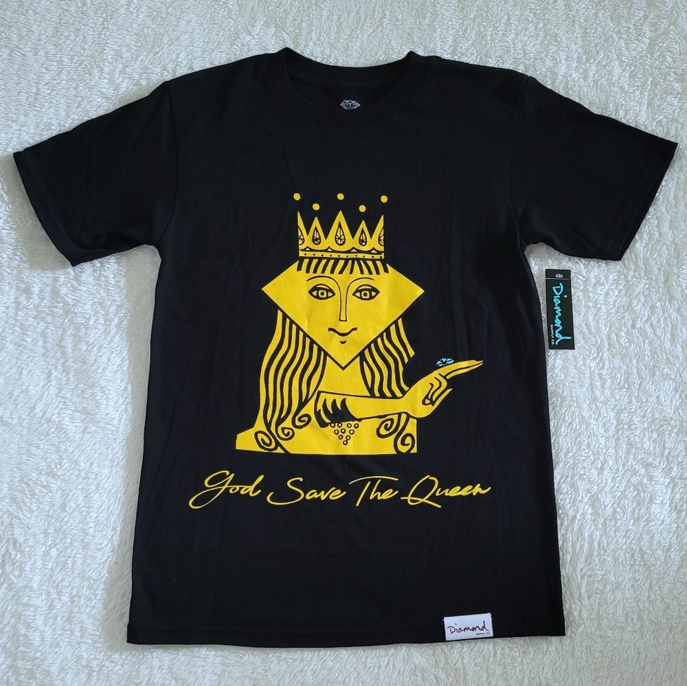 Diamond💎 Supply Co. "God⛪️ Save The Queen"👸 Graphic Tee👕 - NWT